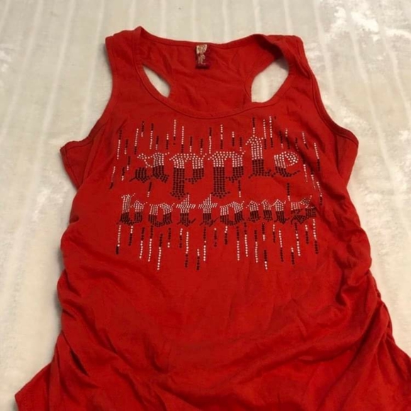 BOGO Free🦋 Apple Bottoms Beaded Rouched Racerback Tank Top - Picture 2 of 16